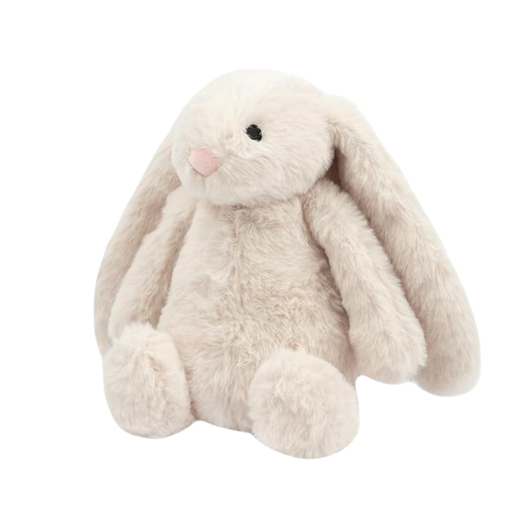 Plush Cream Bunny Cat Toy